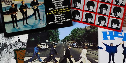 Verschiedene Platten der Beatles