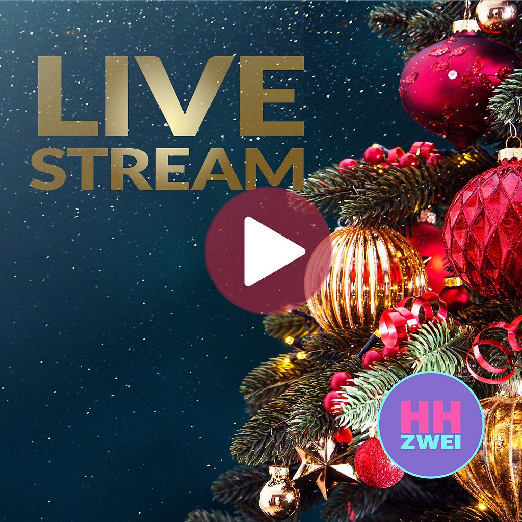HH2 Live Stream Weihnachtsgrafik, Live-Stream, Hamburg Zwei, 800x800